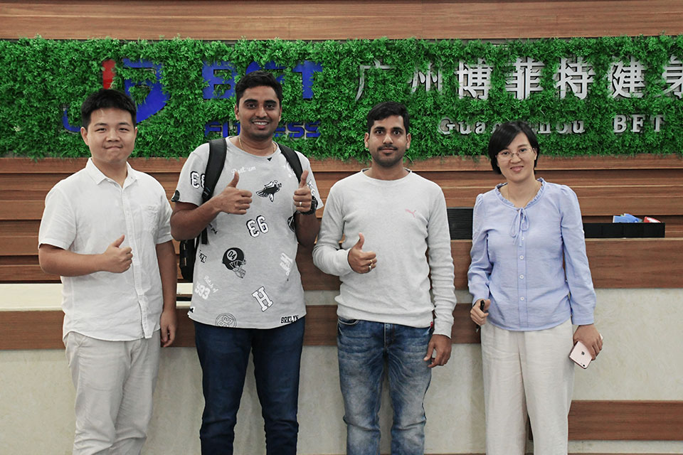 印度客戶開(kāi)健身房