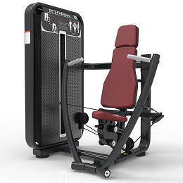 坐姿推胸訓(xùn)練器 坐式推胸健身房器材工廠(chǎng)批發(fā)直銷(xiāo)